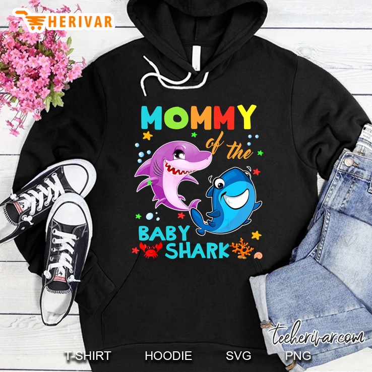 Mommy Of The Baby Shark Hoodie