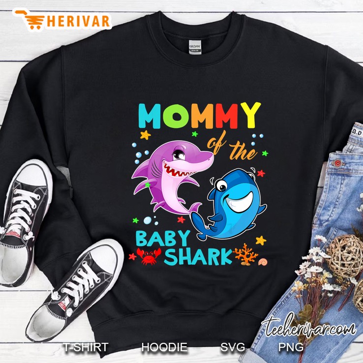 Mommy Of The Baby Shark Sweatshirt