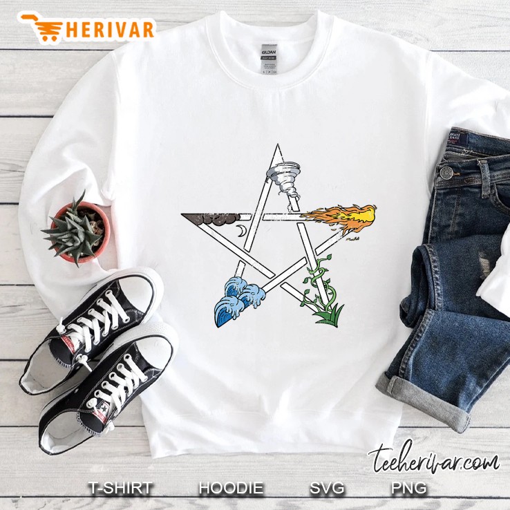 Wicca Air Fire Water Spirit Earth Sweatshirt
