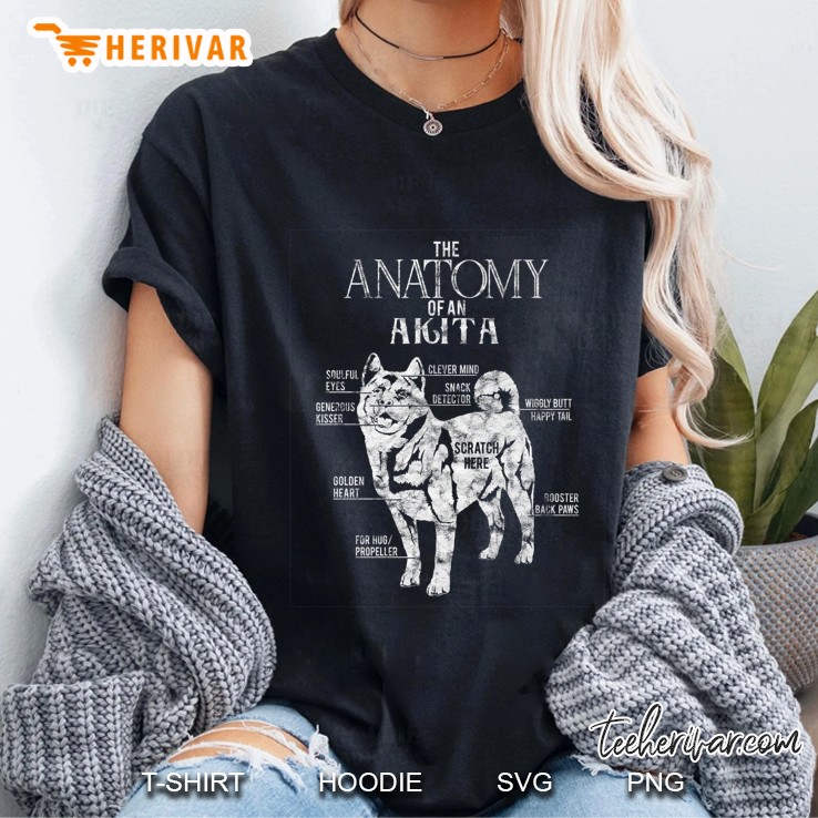 The Anatomy Of Akita Ladies Tee