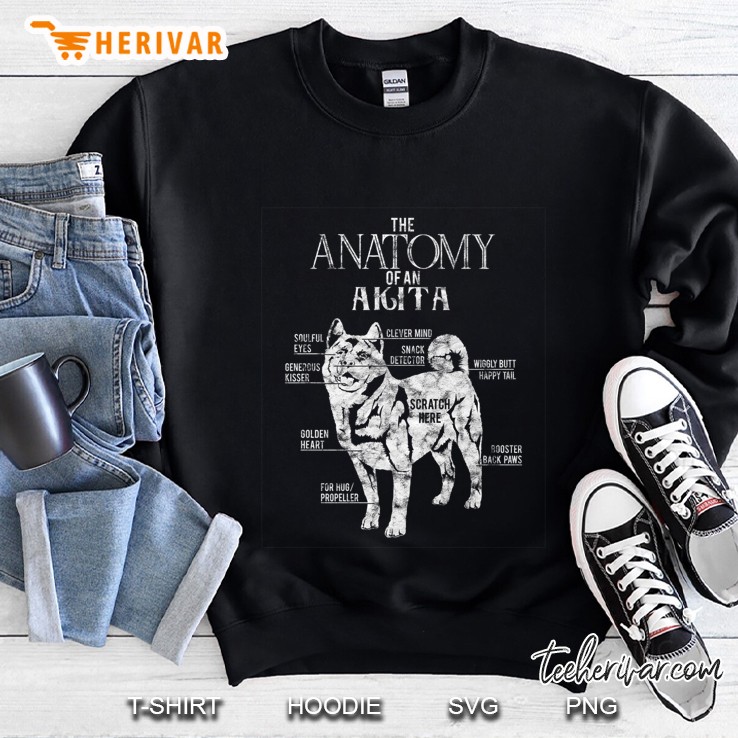 The Anatomy Of Akita Sweatshirt