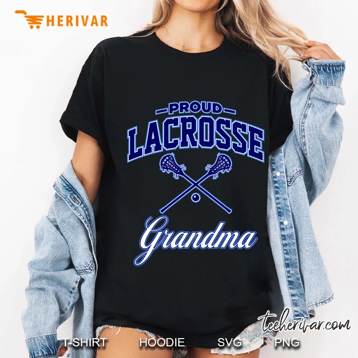 Proud Lacrosse Grandma Ladies Tee