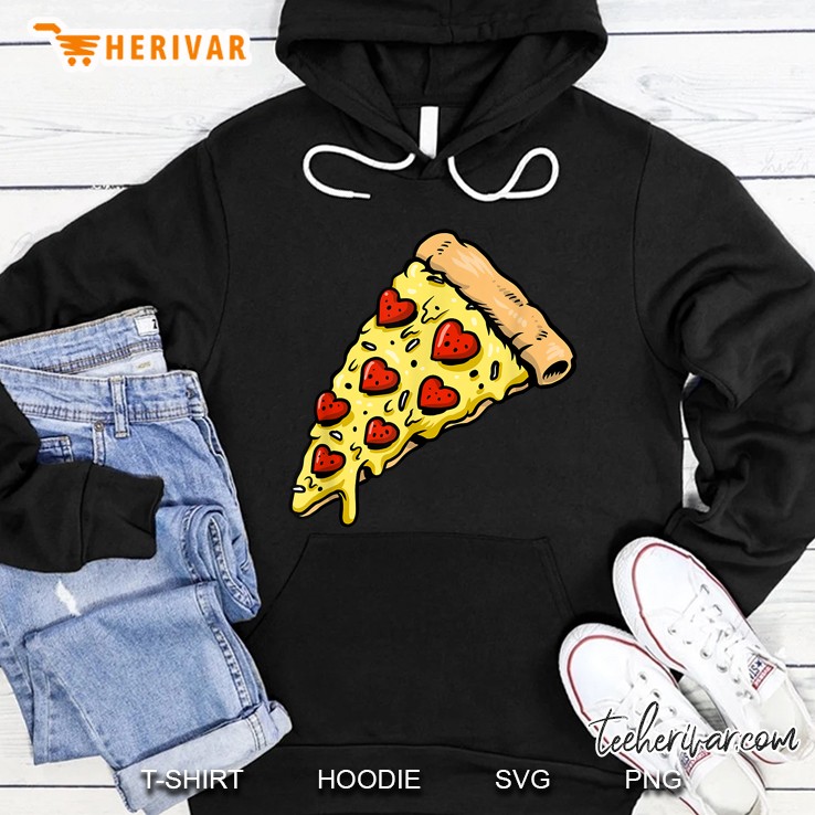 Pizza Slice Heart Hoodie