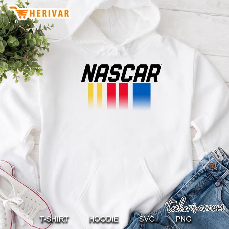 Nascar Vertical Stripes Fade Hoodie