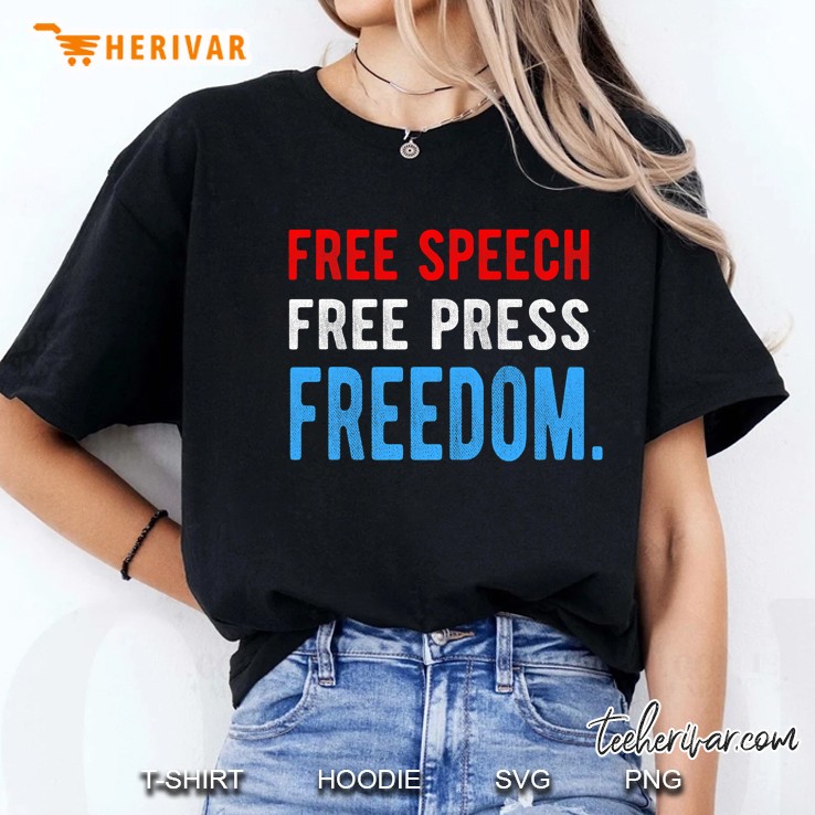 Free Speech Free Press Freedom Ladies Tee
