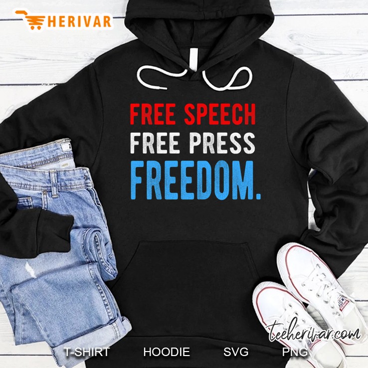 Free Speech Free Press Freedom Hoodie