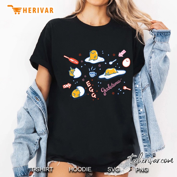 Gudetama Doodle Ladies Tee