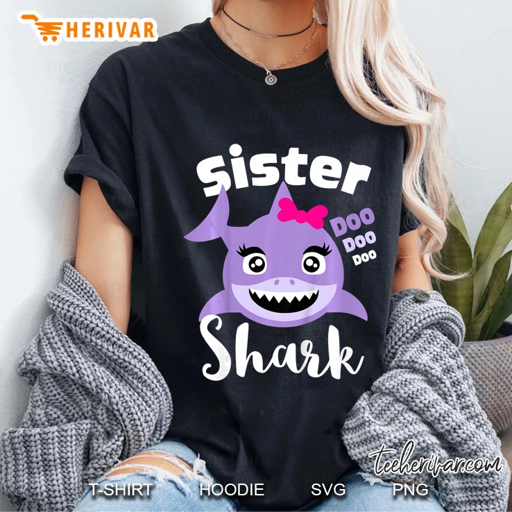 Sister Shark Doo Doo Doo Ladies Tee