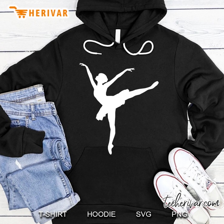 Beautiful White Ballerina Dancer Hoodie