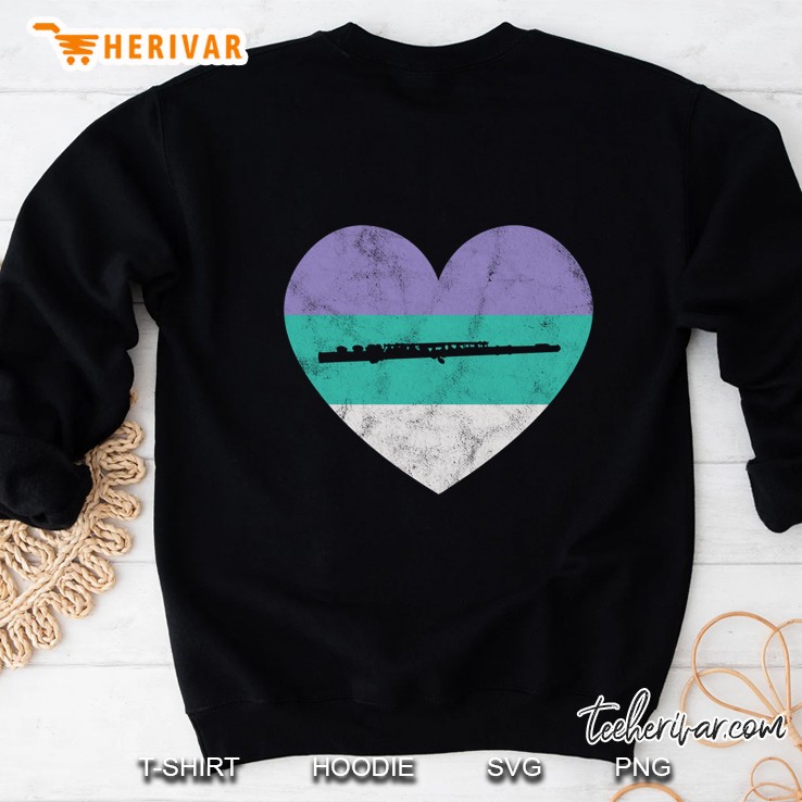 Flute Vintage Heart Version Sweatshirt