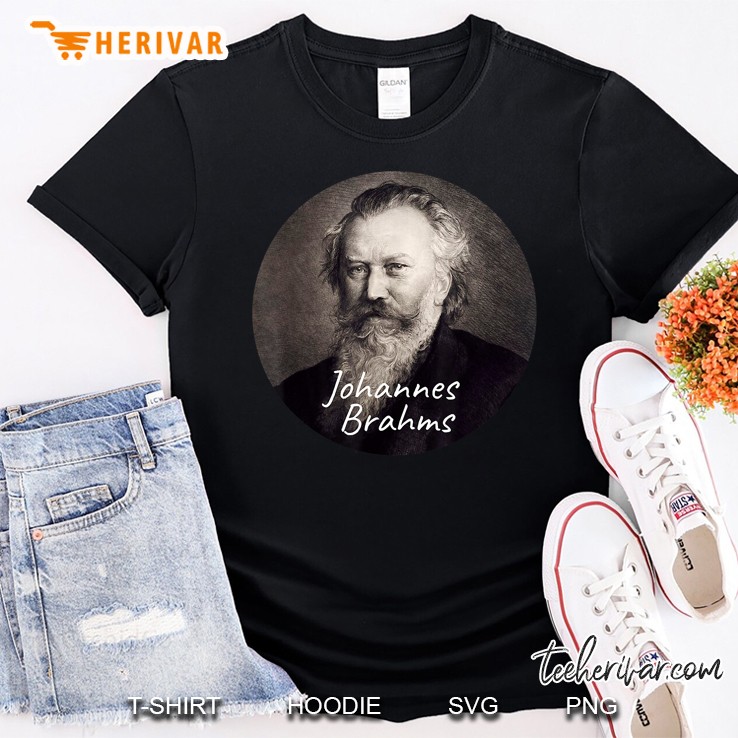 Johannes Brahms Composer Portrait Shirt