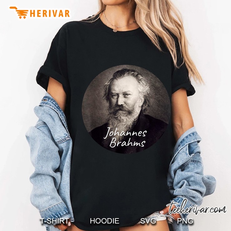 Johannes Brahms Portrait Ladies Tee