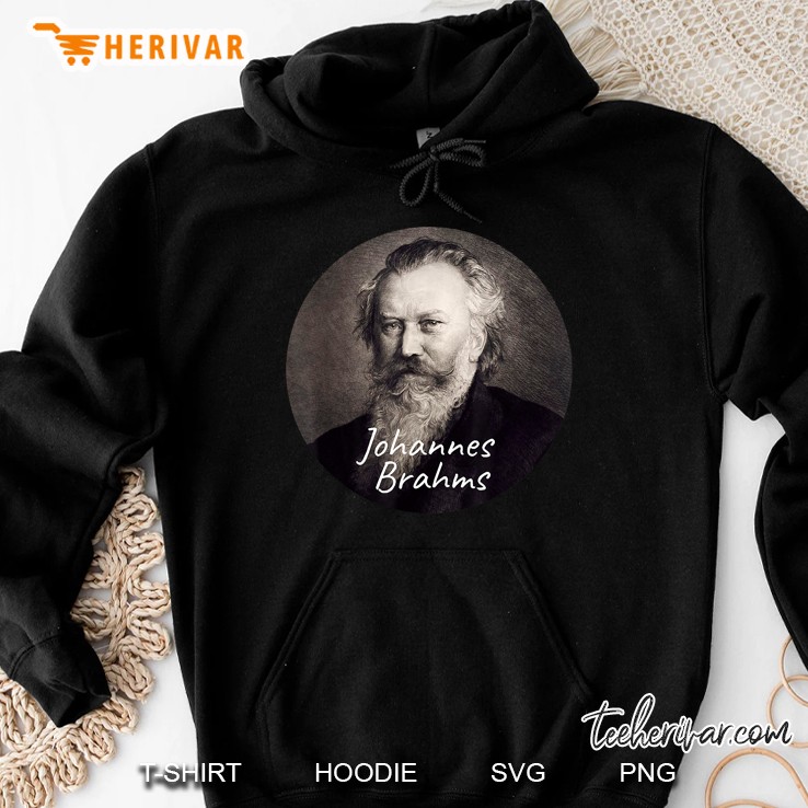 Johannes Brahms Portrait Hoodie