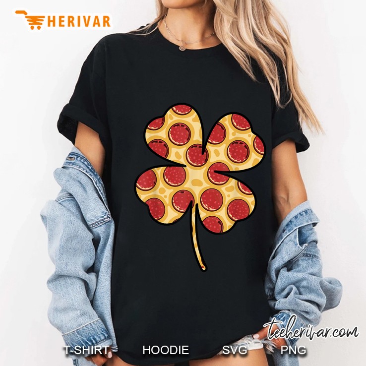 Pizza Shamrock Ladies Tee