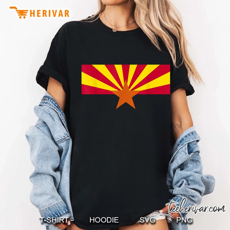 State Of Arizona Flag Ladies Tee