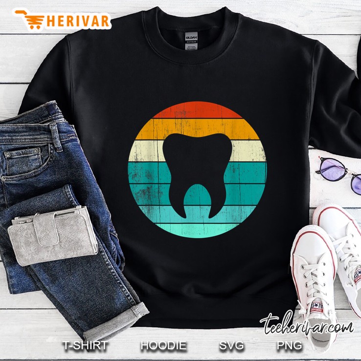 Teeth Silhouette  Vintage Version Sweatshirt