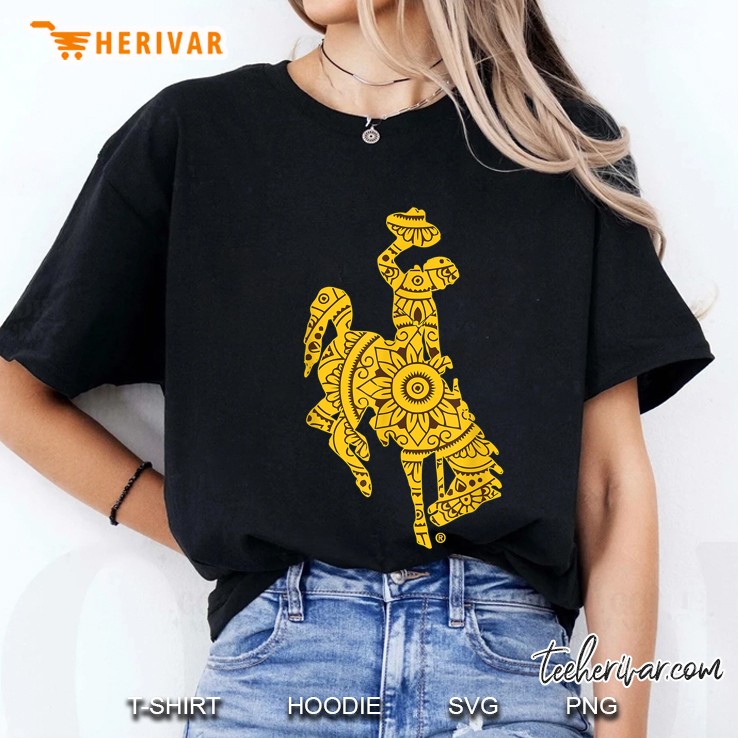 Wyoming Cowboys Mandala Ladies Tee
