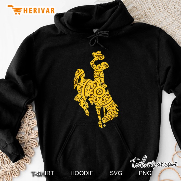 Wyoming Cowboys Mandala Hoodie