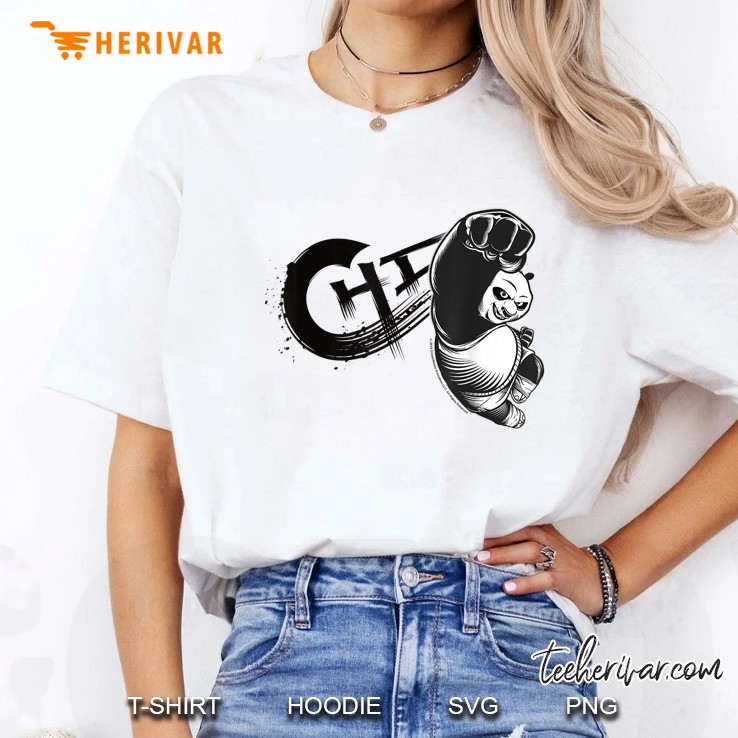 Kung Fu Panda Chi Master Po Portrait Ladies Tee
