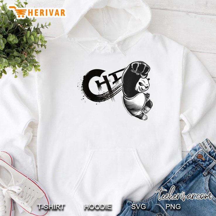 Kung Fu Panda Chi Master Po Portrait Hoodie