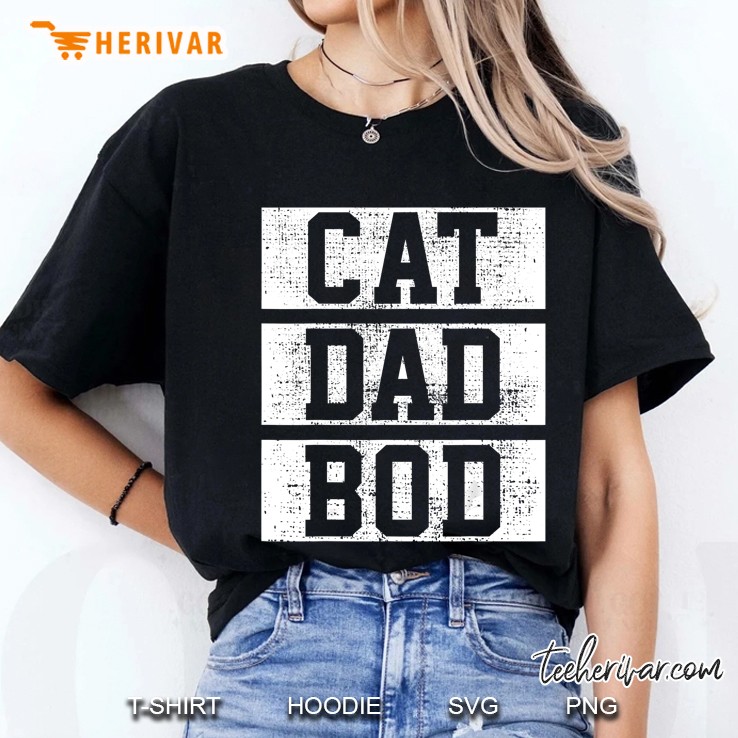 Cat Dad Bod Ladies Tee