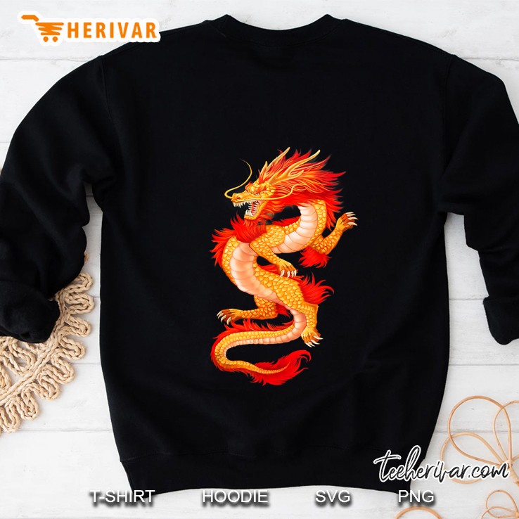 East Asian Flying Red Dragon Sweatshirt