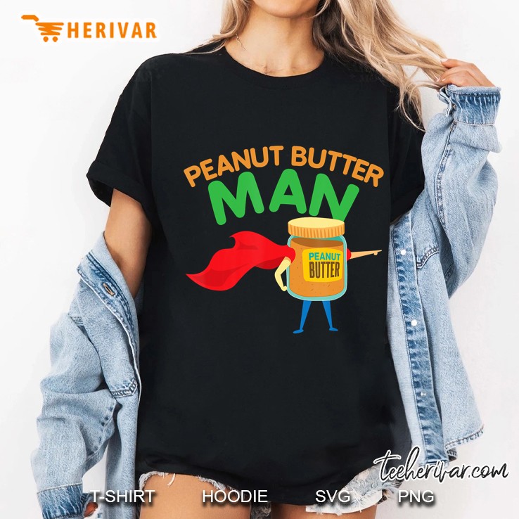 Peanut Butter Man Hero Ladies Tee