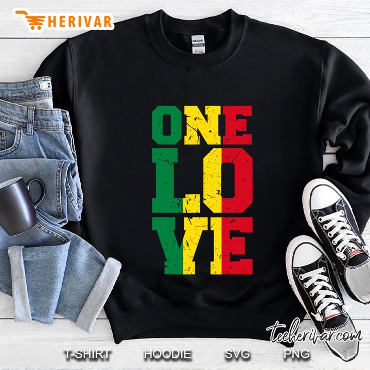 One Love Rasta Reggae Sweatshirt