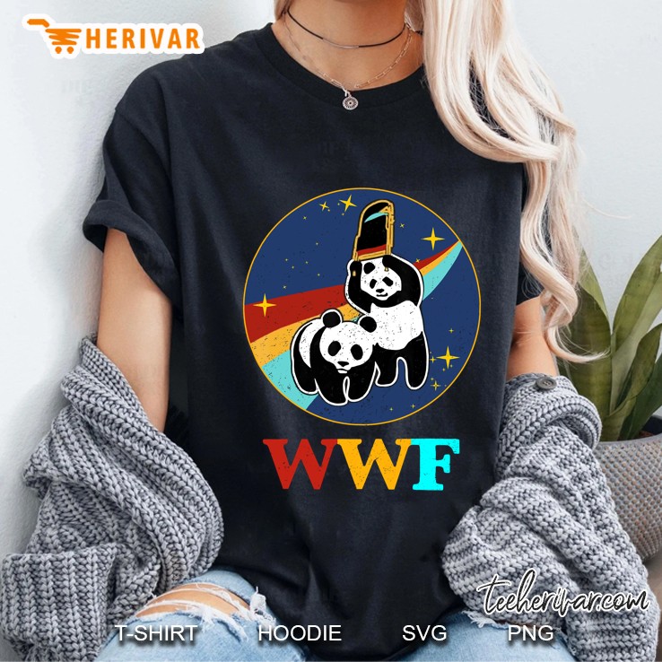 WWF Panda Bears Funny WWE Ladies Tee