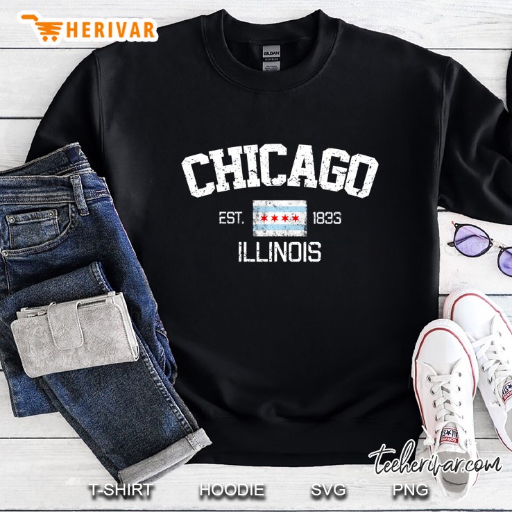 Chicago Illinois Est 1833 Sweatshirt