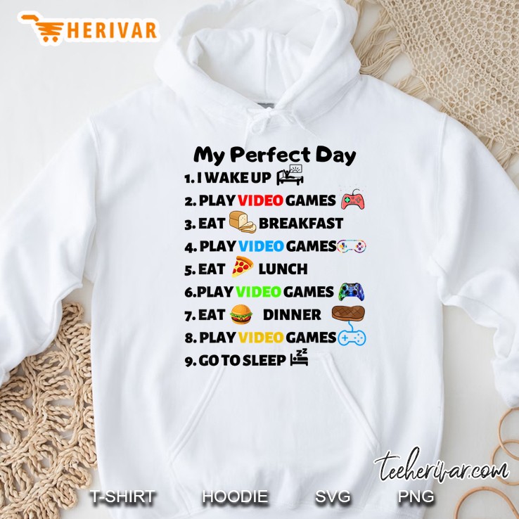 My Perfect Day White Version Hoodie