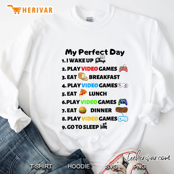 My Perfect Day White Version Sweatshirt