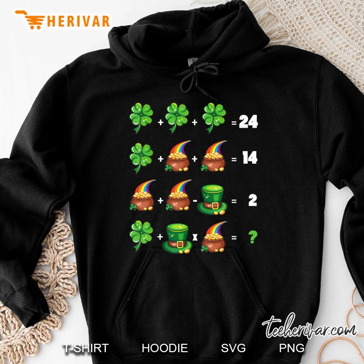 Order Of Operations Quiz St Patrick Day Version Hoodie