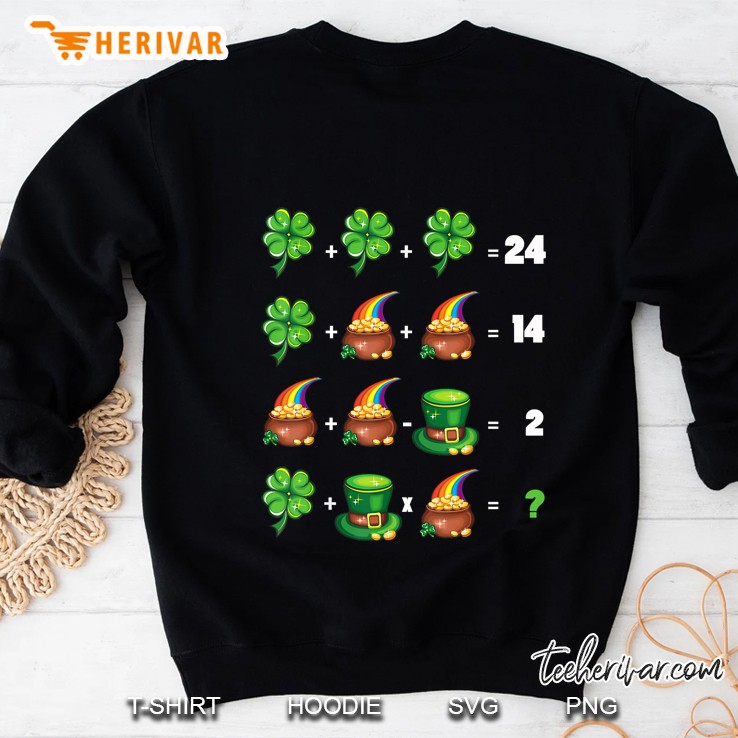 Order Of Operations Quiz St Patrick Day Version Sweatshirt