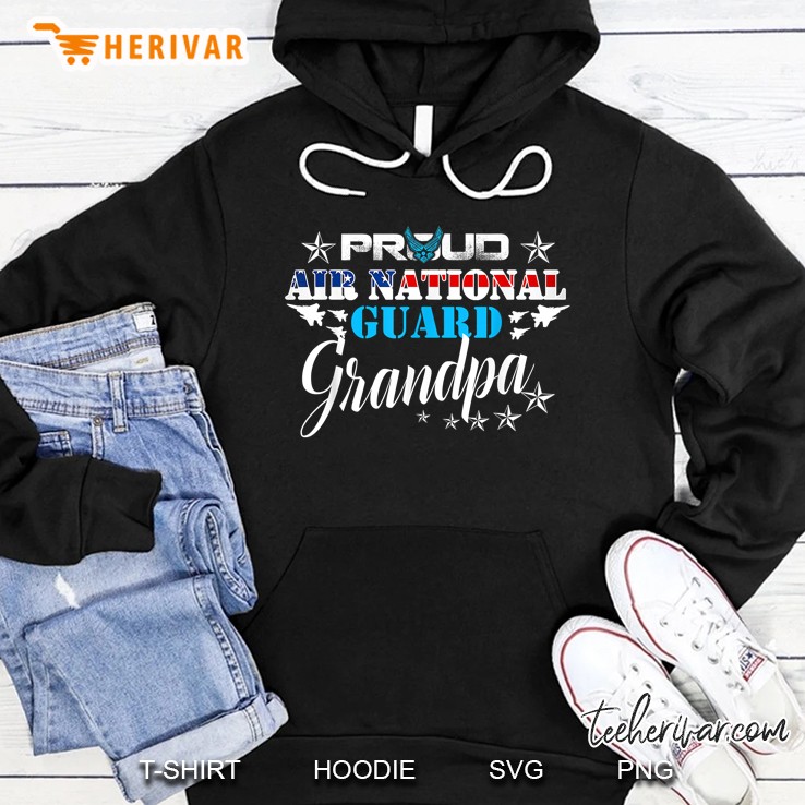 Proud Air National Guard Grandpa Hoodie