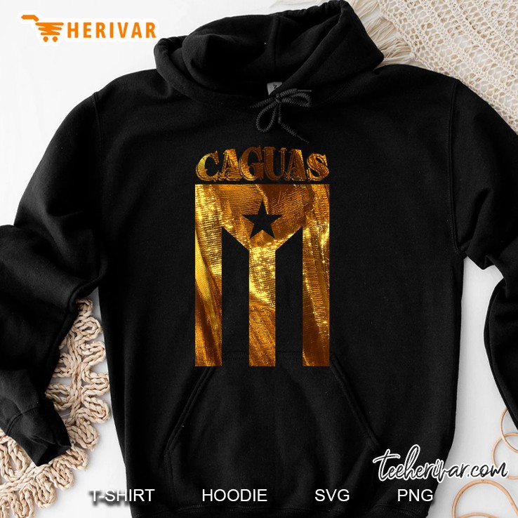 Caguas Gold Puerto Rico Flag Version Hoodie