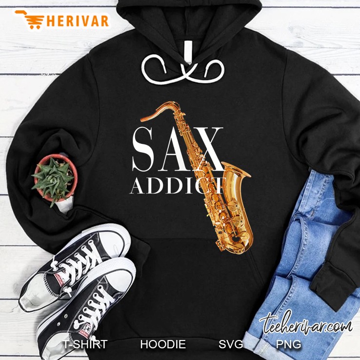 Sax Addict Saxaphone Hoodie