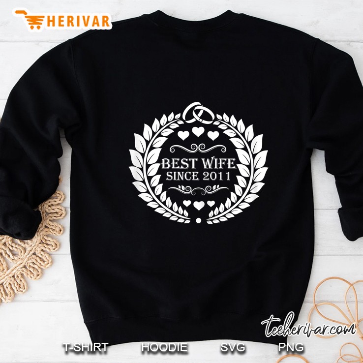 Best Wife Since 2011 8th Anniversary Sweatshirt
