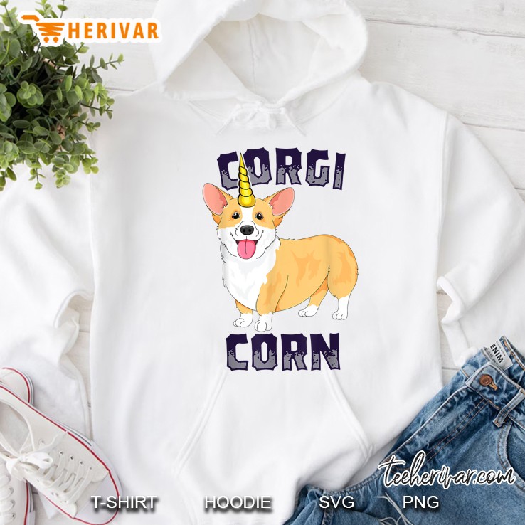 Corgicorn Corgi Dog Unicorn Hoodie