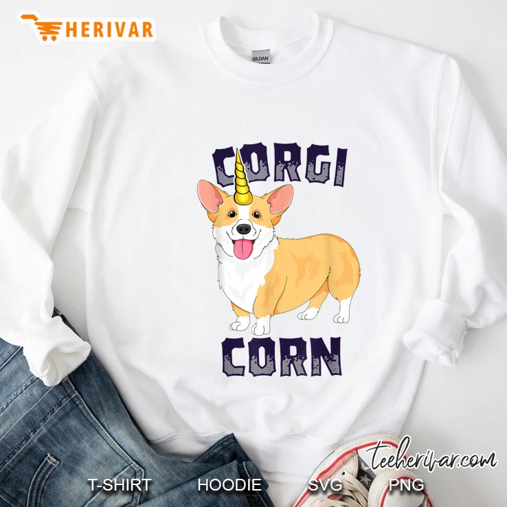 Corgicorn Corgi Dog Unicorn Sweatshirt