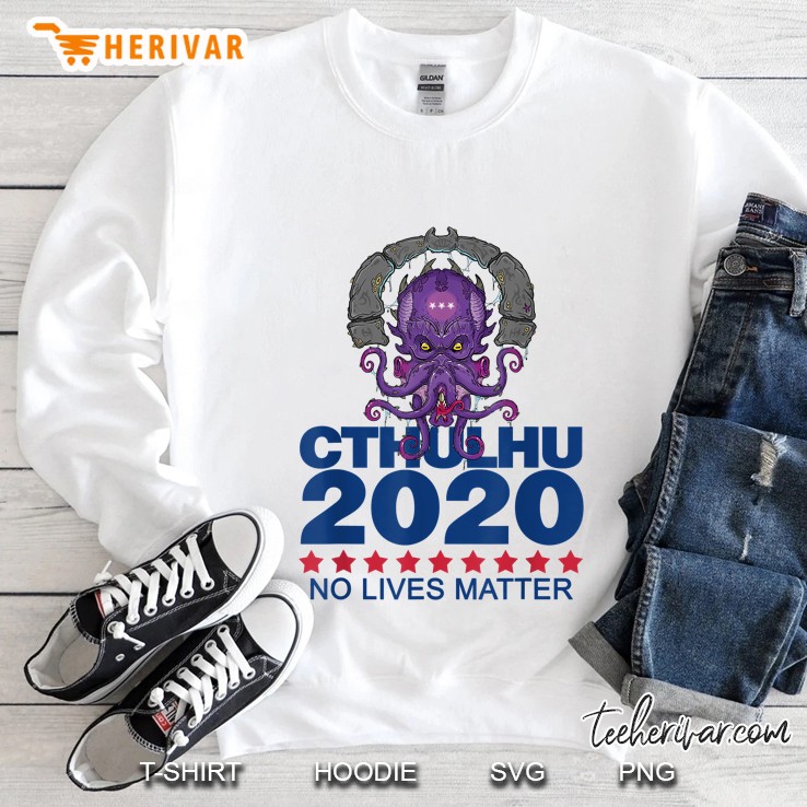 Cthulhu 2020 No Lives Matter White Version Sweatshirt