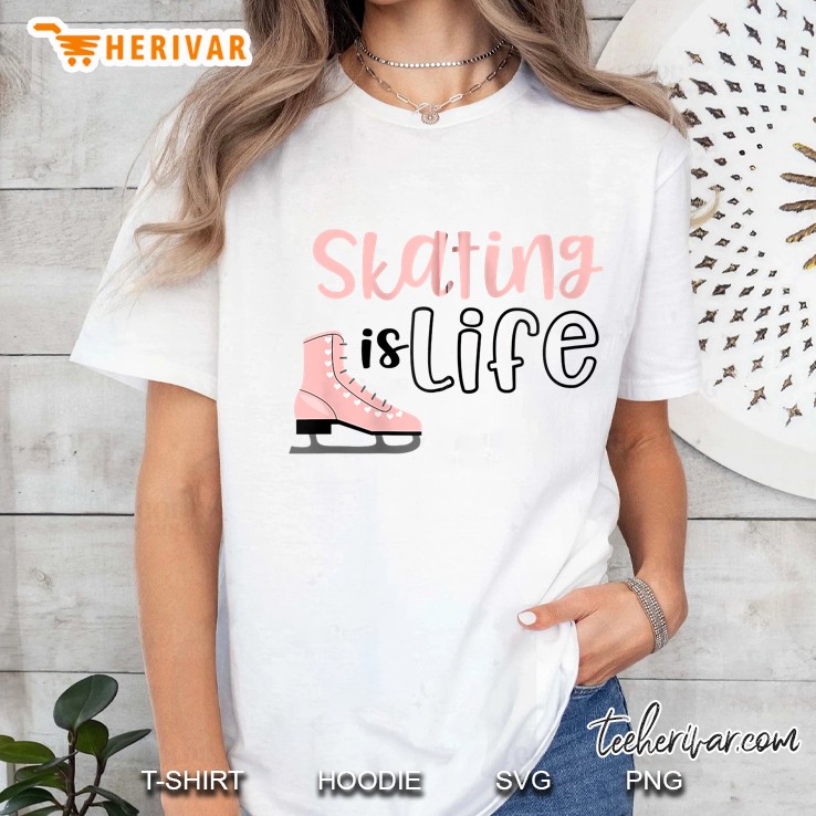 Skating Is Life Ladies Tee