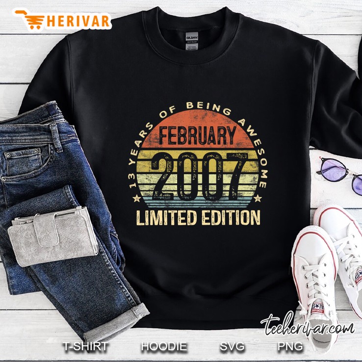 13 Years Of Being Awesome February 2007 Limited Edition Vintage Vesion Sweatshirt