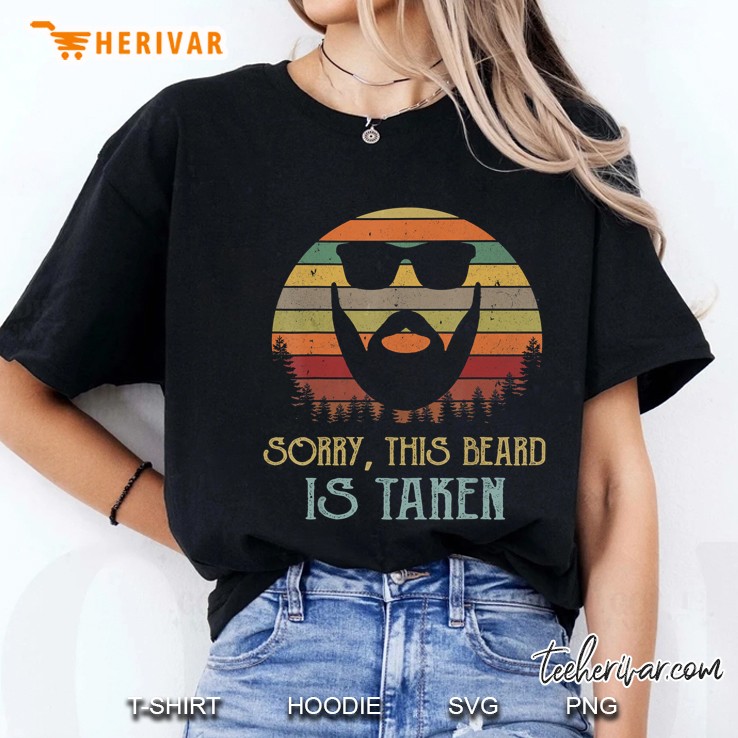 Sorry This Beard Is Taken Vintage Version Ladies Tee