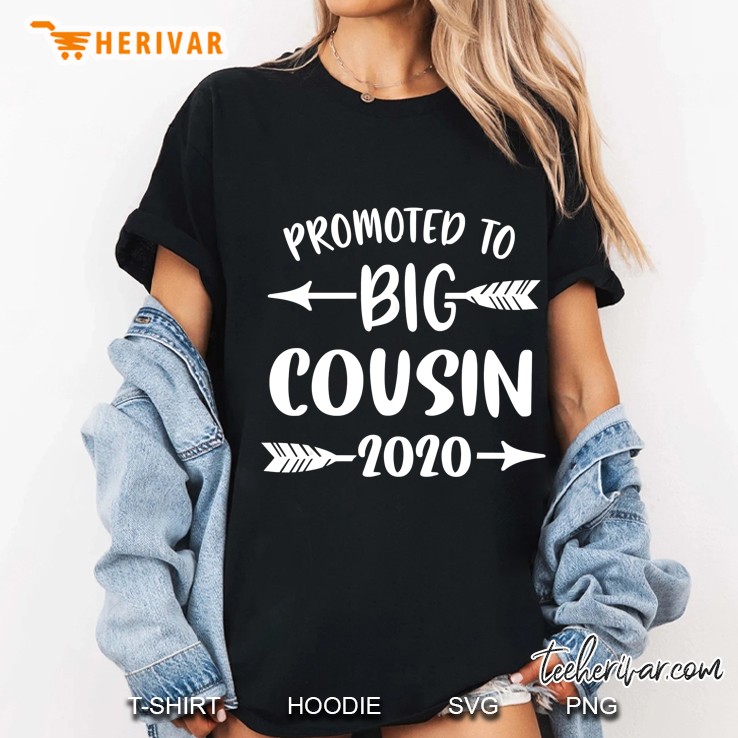 Promoted To Big Cousin 2020 Arrow Version Ladies Tee