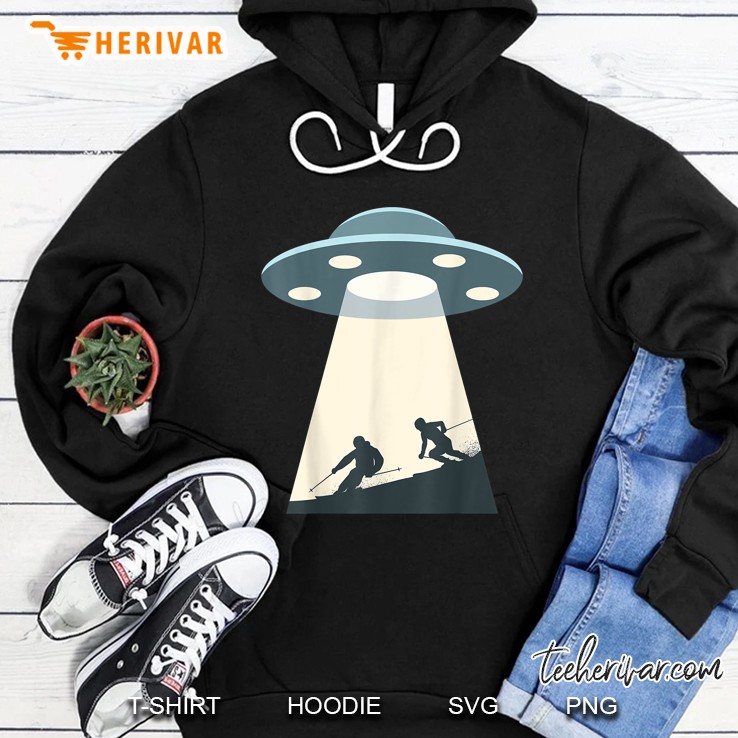 Skiing Ufo Version Hoodie