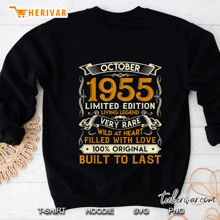 October 1955 Limited Edition Living Legend Very Rare Wild At Heart Filled With Love Sweatshirt