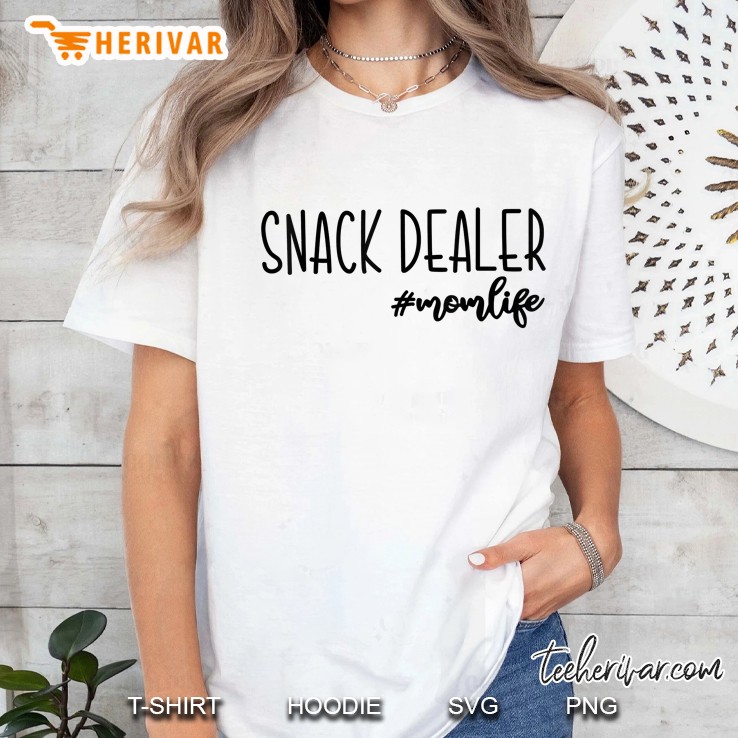 Snack Dealer #Momlife Ladies Tee