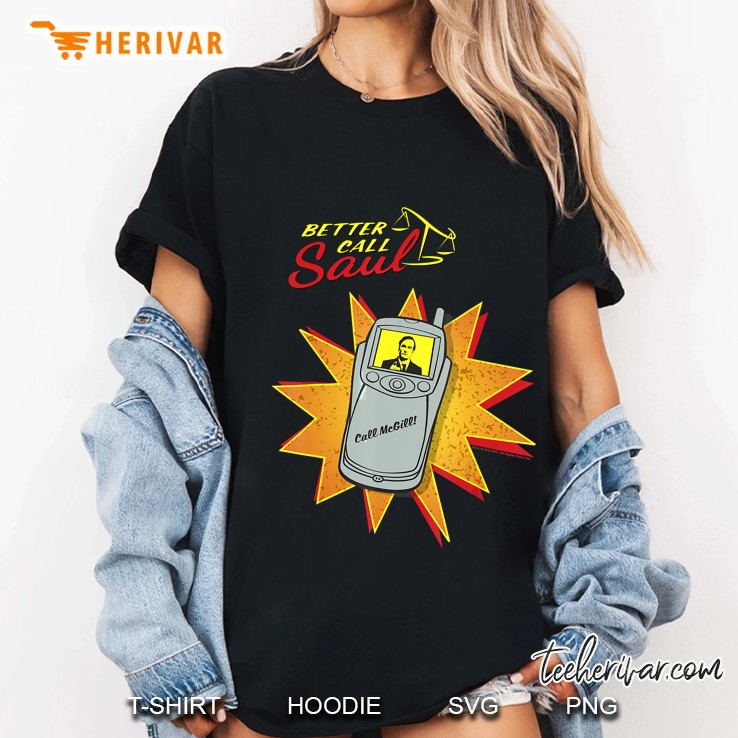 Better Call Saul Call Mcgill Cellphone Logo Ladies Tee