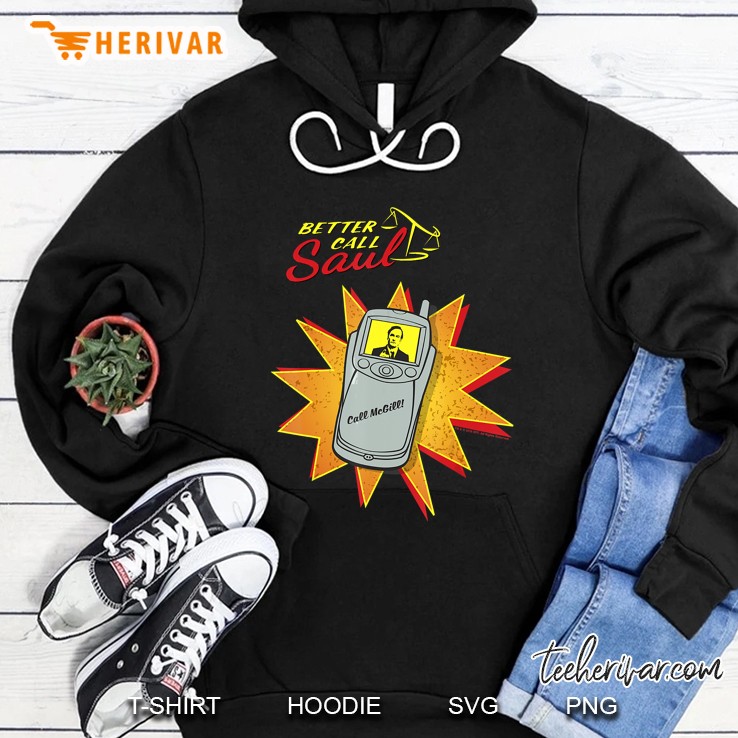 Better Call Saul Call Mcgill Cellphone Logo Hoodie